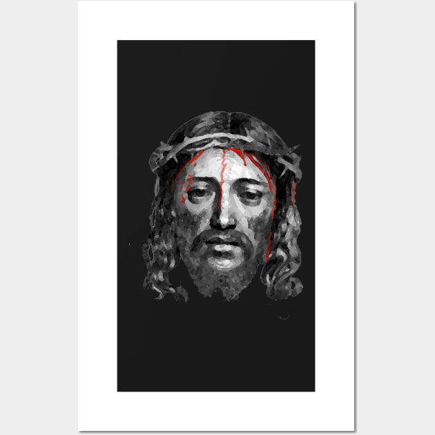 Jesus Christ Crowned With Thorns Wall Art by hispanicworld